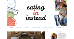 Desktop Screenshot of eatingininstead.com